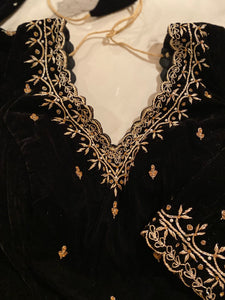 Black Velvet Blouse